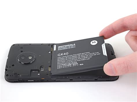 motorola e5 play battery